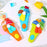Hand Pressure Mini Fan for Kids, Cute Ice Cream Shape