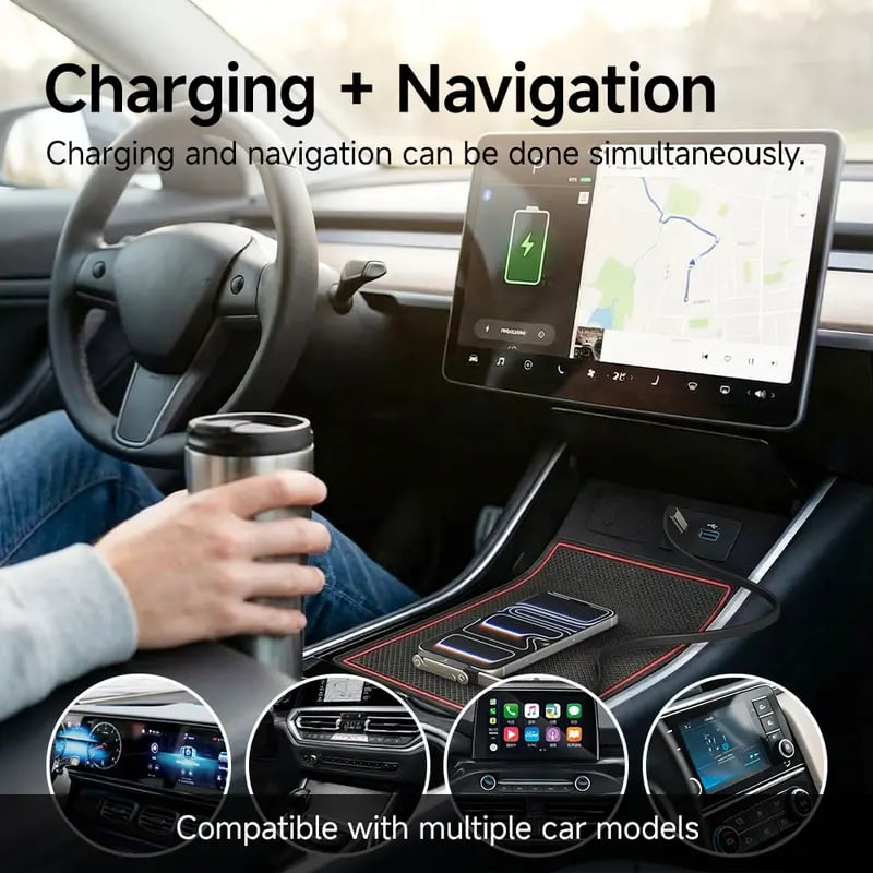 🔥240W SuperCharge 360° Rotating Invisible Stand Detachable 2-in-1 Charging Cable