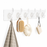 Self-Adhesive Wall Hanger with 6 Hooks