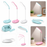 Portable 360° Adjustable LED Desk Lamp with 3 Brightness Levels
