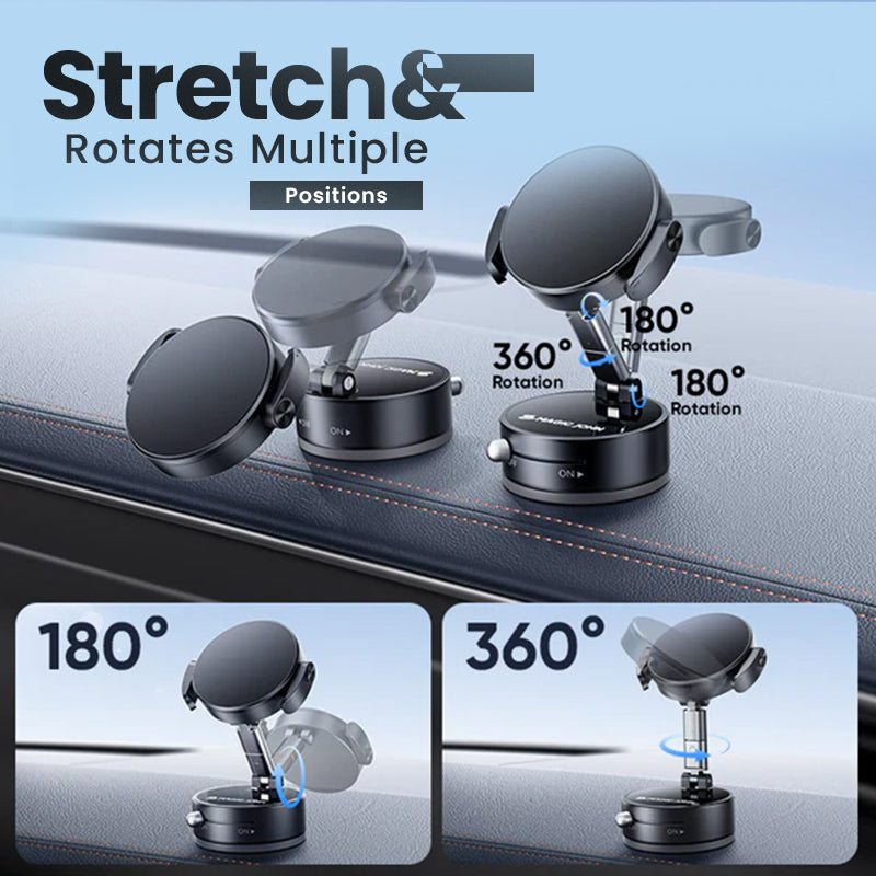 K007 Magnetic 360° Car Phone Holder with Strong Suction Base