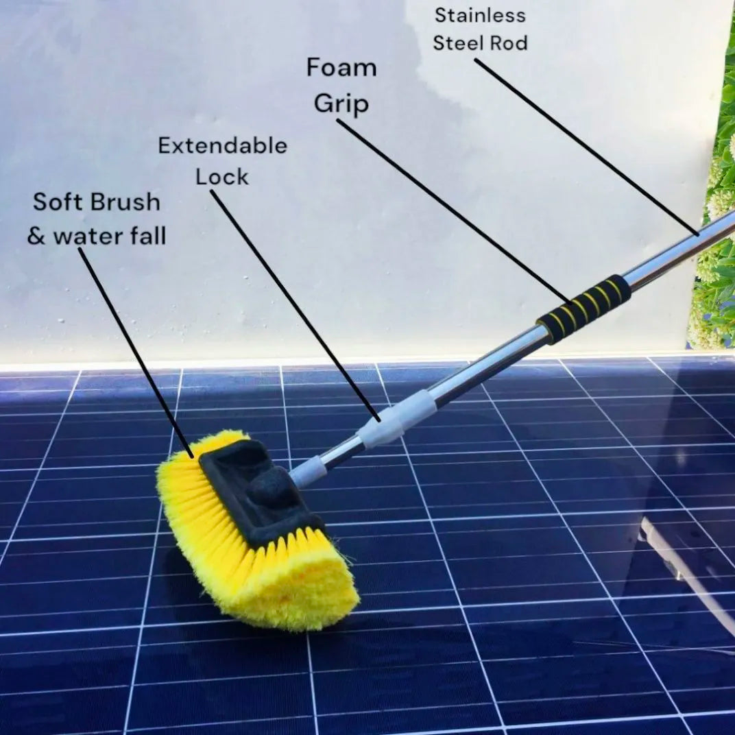 Professional Solar Panel Cleaning Brushes – 17ft & 20ft | Kharedari online