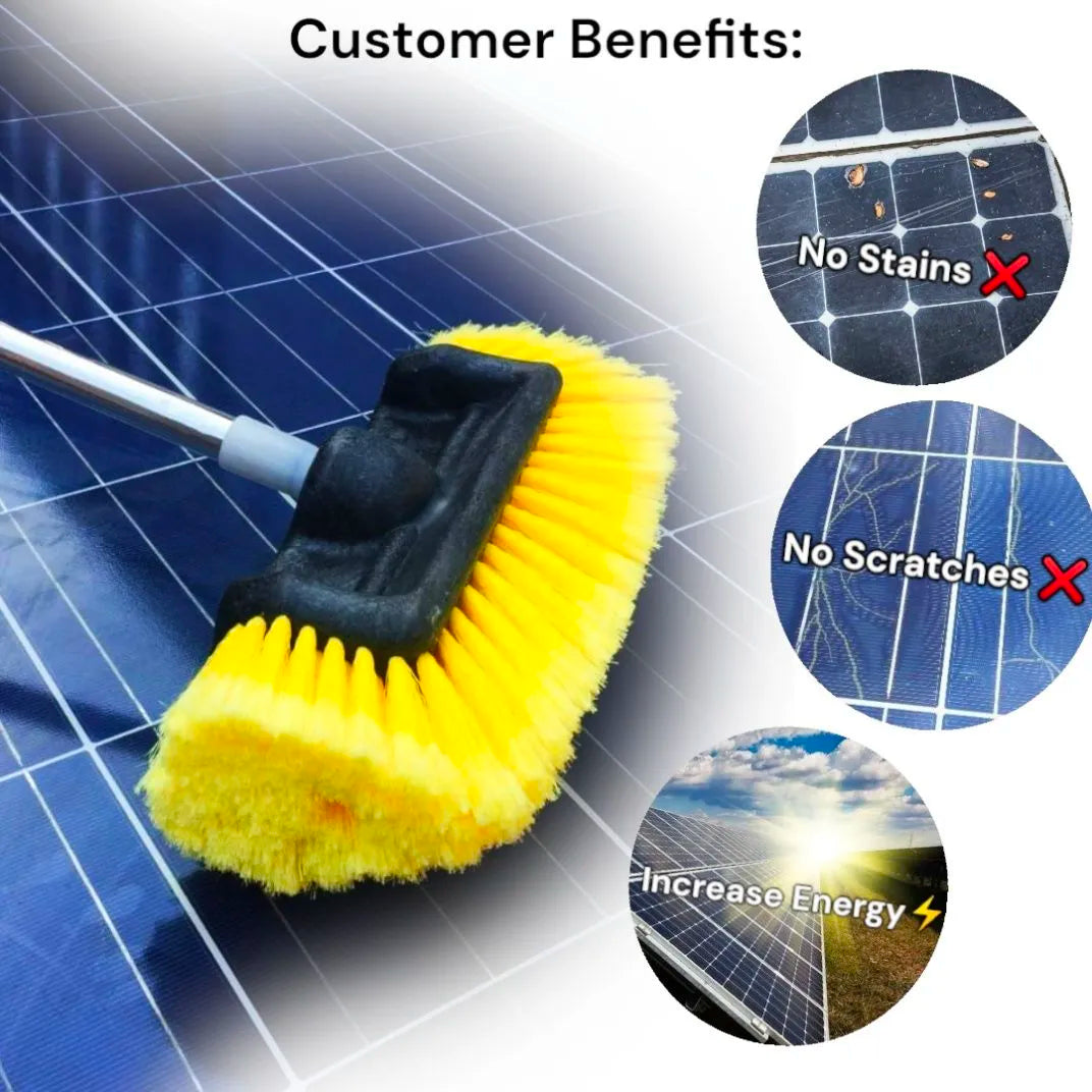 Professional Solar Panel Cleaning Brushes – 17ft & 20ft | Kharedari online