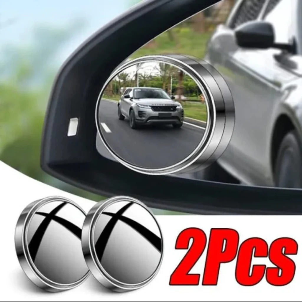 Car Blind Spot Mirror Set, 2 Pcs Round Original Glass Convex Mirrors