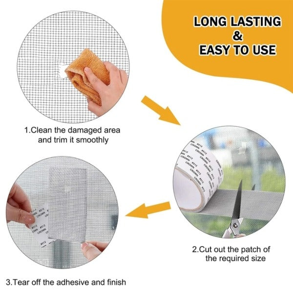 Waterproof Self-Adhesive Window Screen Repair Tape