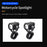 Motorcycle LED Fog Driving Lights
