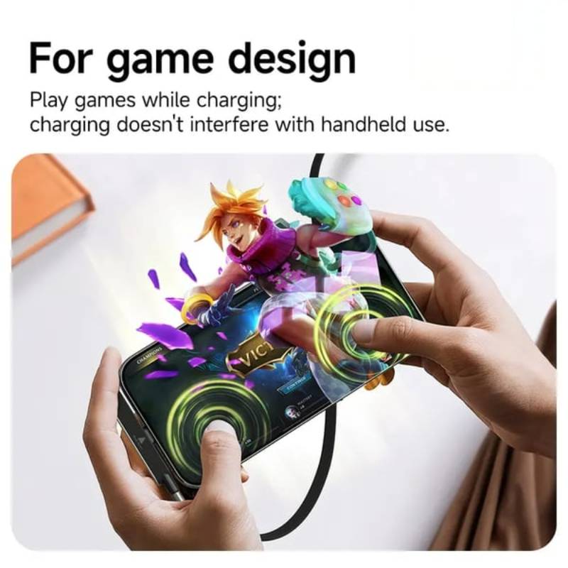 🔥240W SuperCharge 360° Rotating Invisible Stand Detachable 2-in-1 Charging Cable