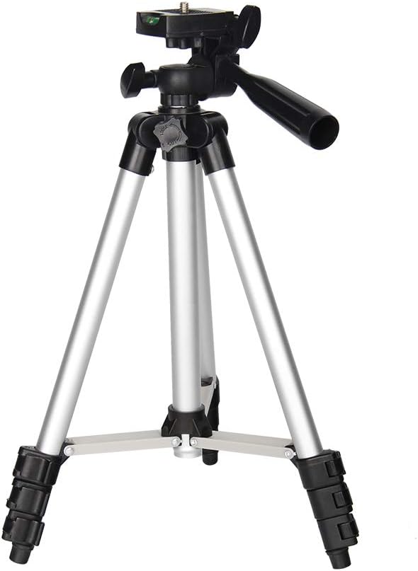 Lightweight Adjustable Tripod Stand with Universal Phone Holder