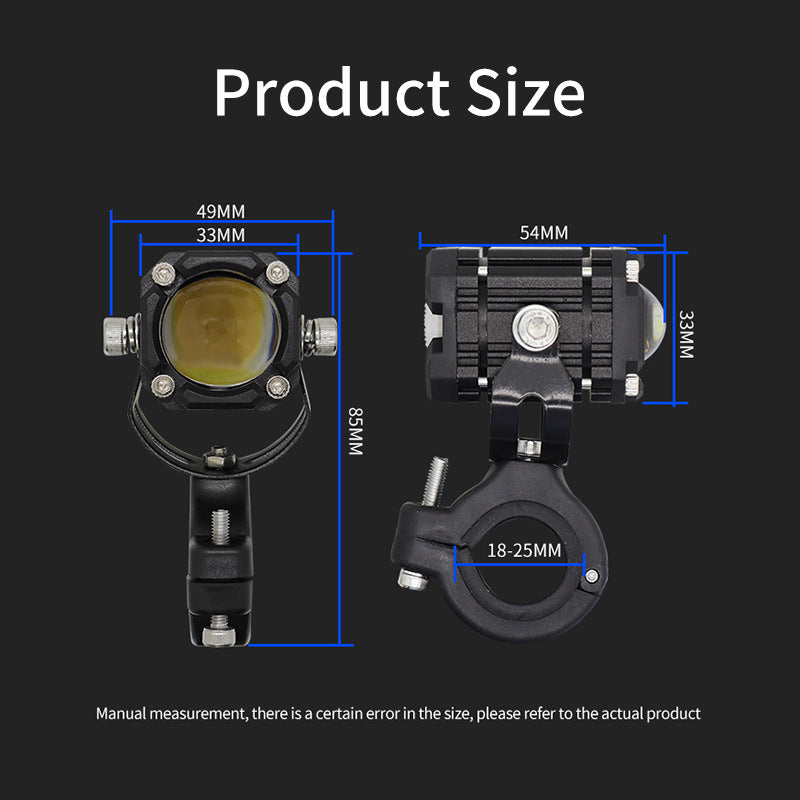 Motorcycle LED Fog Driving Lights