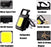 COB LED Rechargeable Keychain Flashlight 800 Lumens