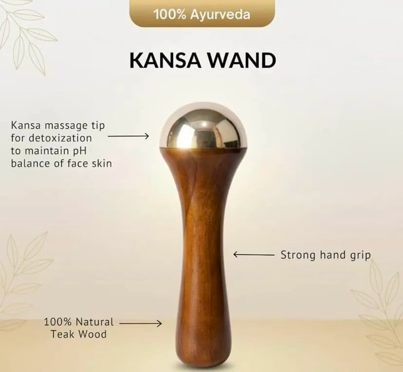 Kansa Wand Ayurvedic Facial and Body Massage Tool