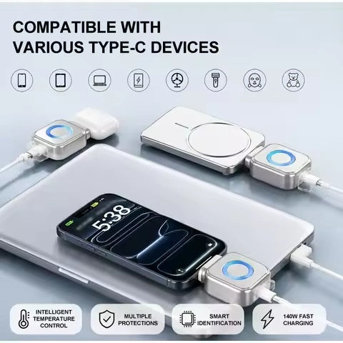 Smart Power Auto Disconnector – Type-C Charging Cut-Off Protector