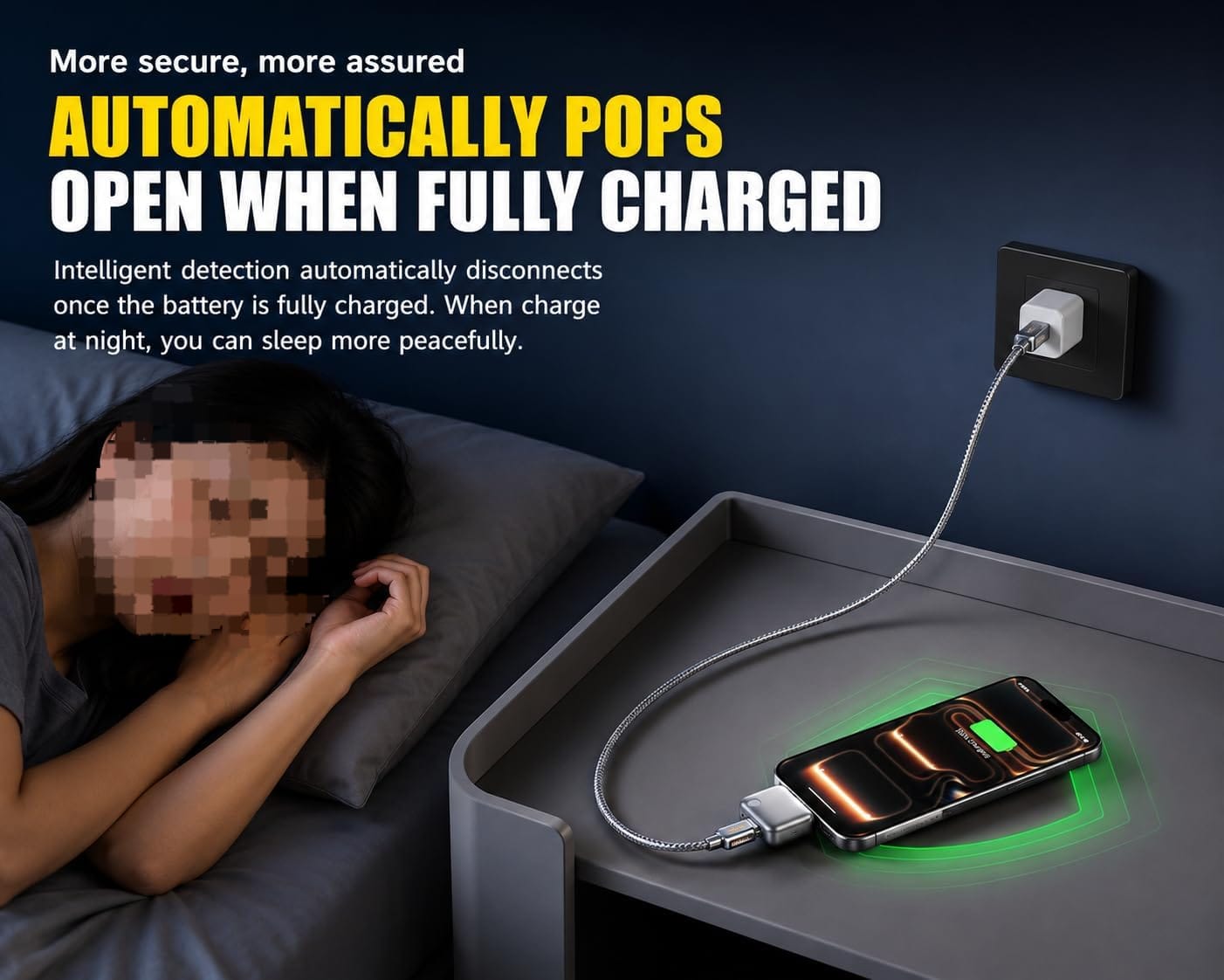 Smart Power Auto Disconnector – Type-C Charging Cut-Off Protector