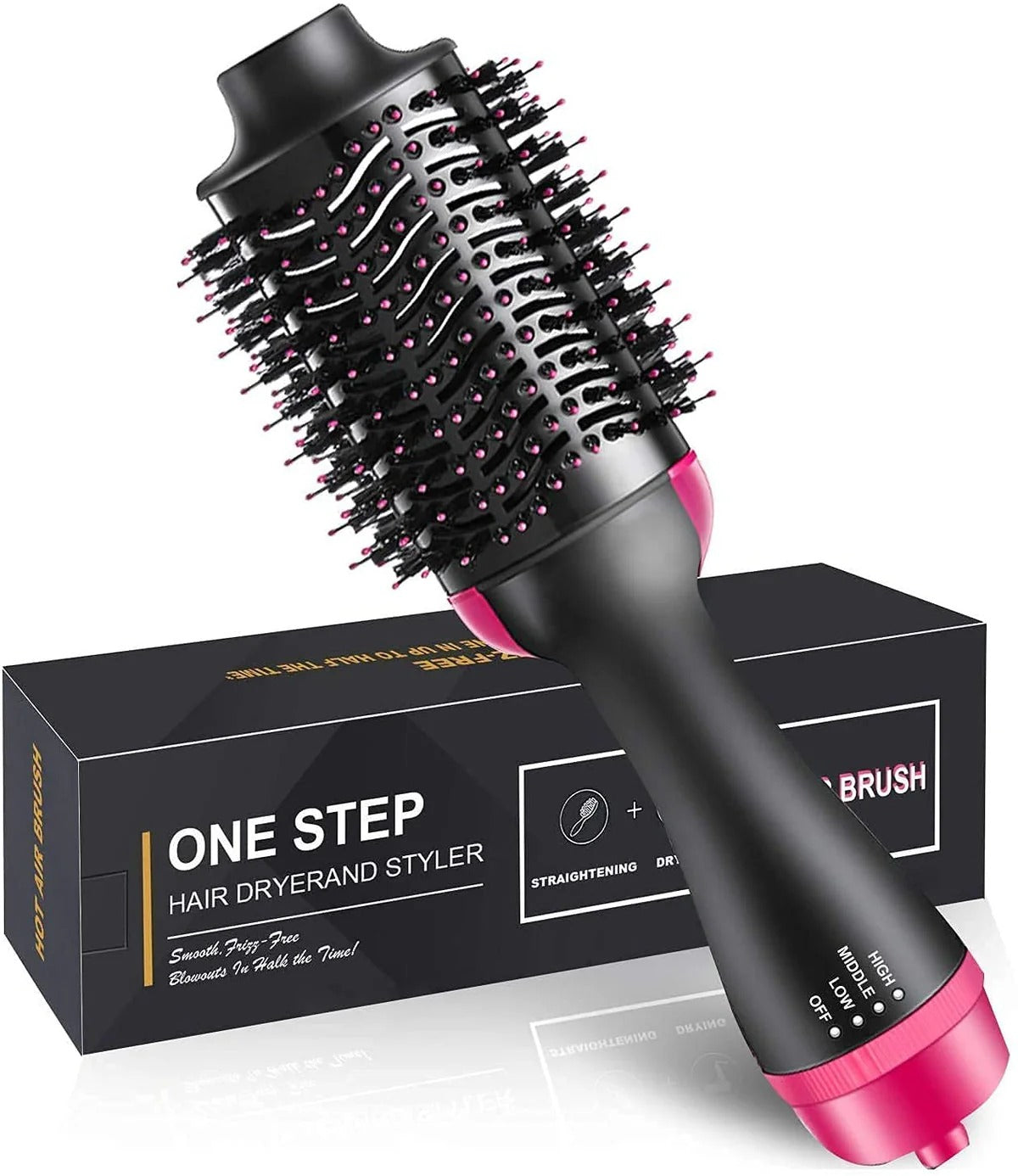 One Step Hot Air Brush (Dryer + Straightener)