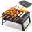 Portable Stainless Steel Charcoal BBQ Grill