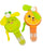 Hand Press Mini Fan with Bubble Blower for Kids