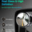 Car Blind Spot Mirror Set, 2 Pcs Round Original Glass Convex Mirrors