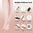 Electric Pedicure Foot File Callus Remover Rechargeable Foot Scrubber