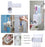 Wall Mounted Toothpaste Dispenser and Toothbrush Holder