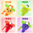 Hand Press Mini Fan with Bubble Blower for Kids