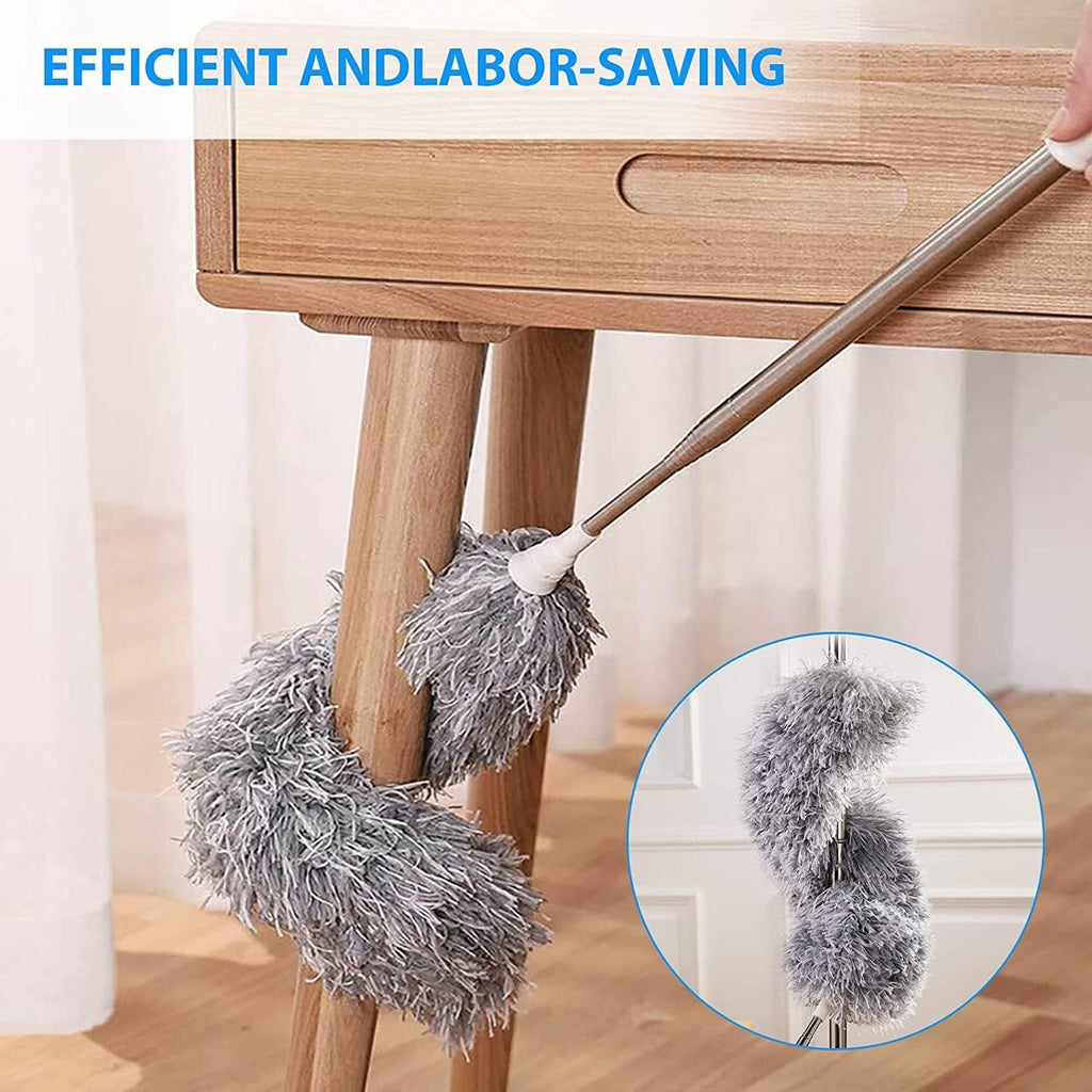 Flexible Fan Cleaning Duster with Long Extendable Rod