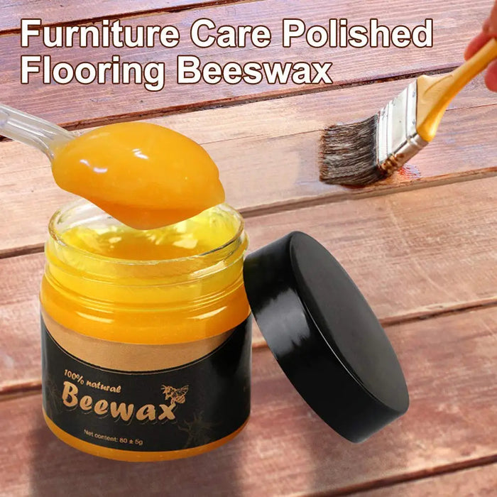Natural Beeswax Wood Polish & Conditioner for Furniture