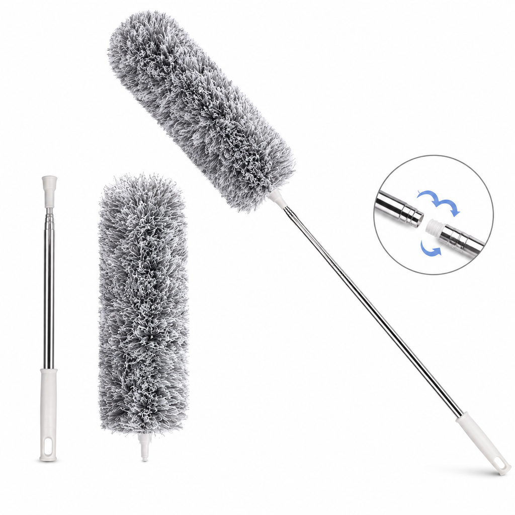 Flexible Fan Cleaning Duster with Long Extendable Rod